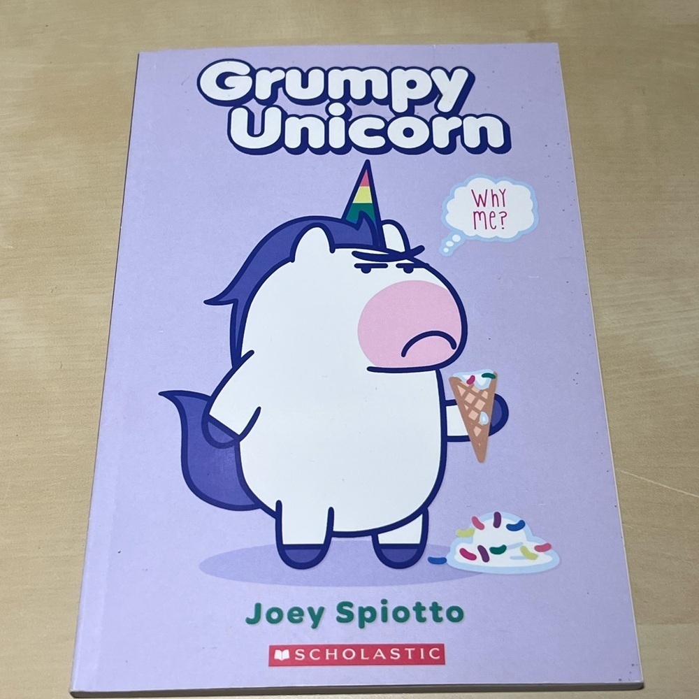 Grumpy Unicorn by Joey Spiotto Scholastic Graphic Novel Comic Book - Picture 1 of 4